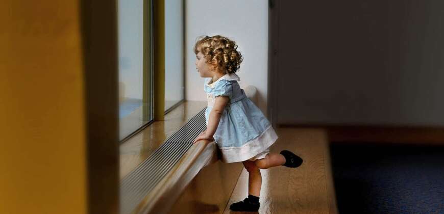 The baby’s first step is sacred